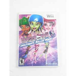 Monster High Skultimate Roller Maze (Nintendo Wii) Complete